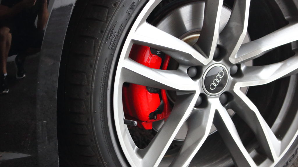 Brake caliper painting takes two to four hours depending on outside temperature and calipers condition. We also offer this as a mobile service around Munster (Clare, Cork, Kerry, Limerick, Tipperary) and surrounding areas.