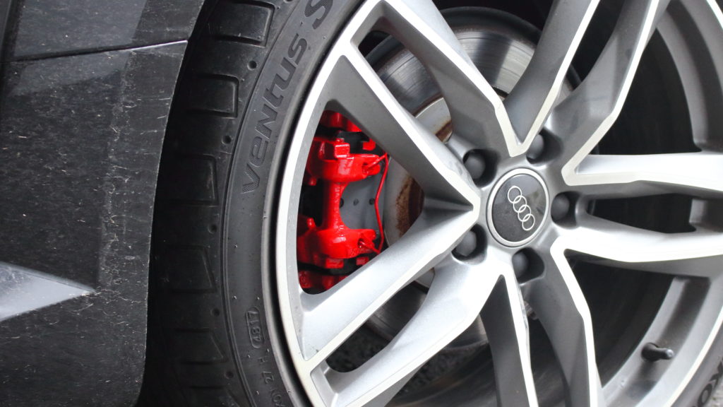 Brake caliper painting takes two to four hours depending on outside temperature and calipers condition. We also offer this as a mobile service around Munster (Clare, Cork, Kerry, Limerick, Tipperary) and surrounding areas.