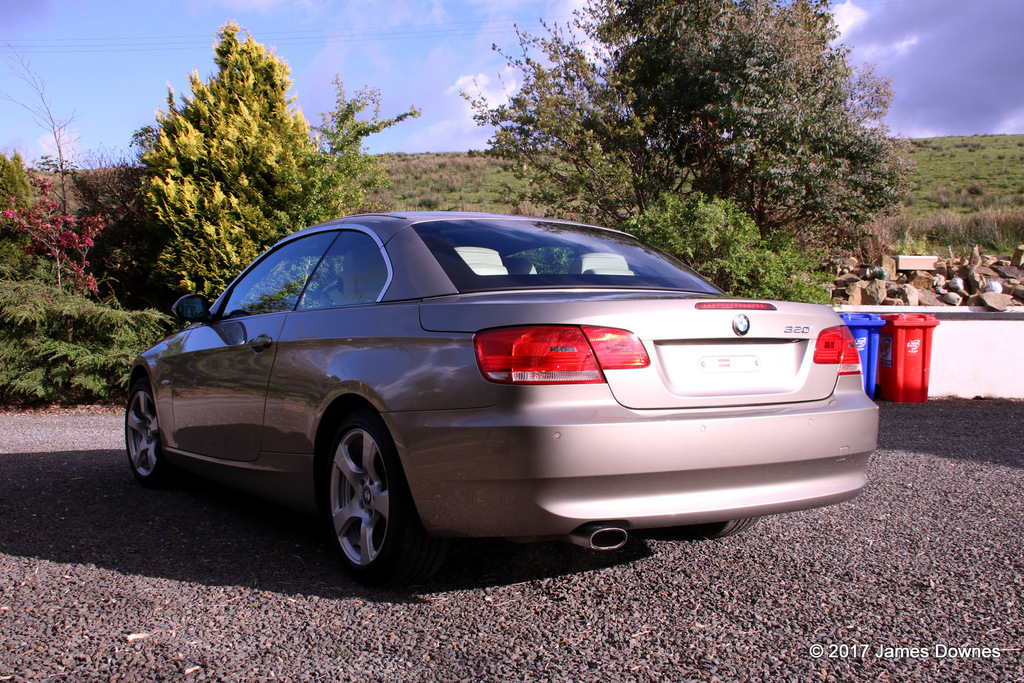 BMW 320I Cabriolet exterior & interior detail Protection detail, detailing,valeting, limerick,cork clare, kerry