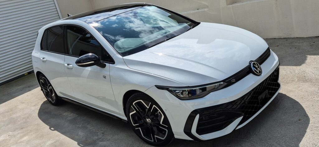 New car detailing VW Golf with Gtechniq ceramic coating in Limerick