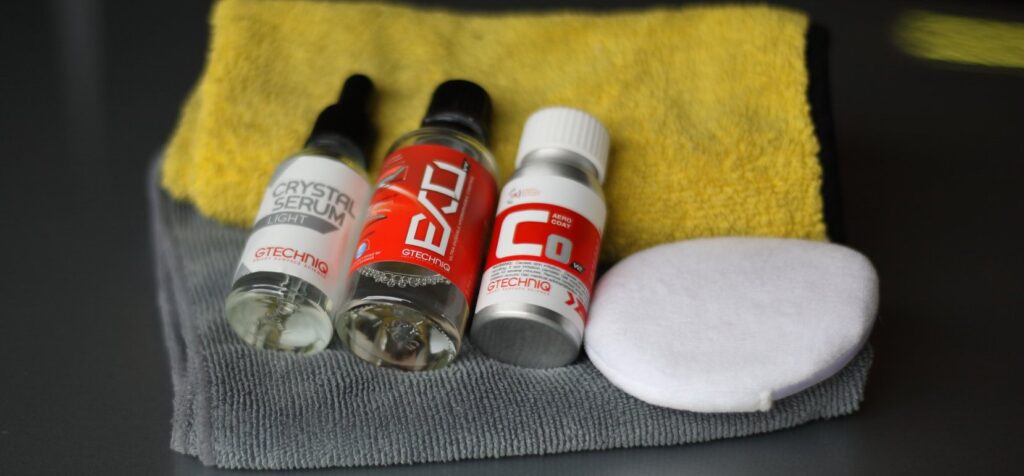 New car detail service Limerick with paint correction and ceramic coating in progress